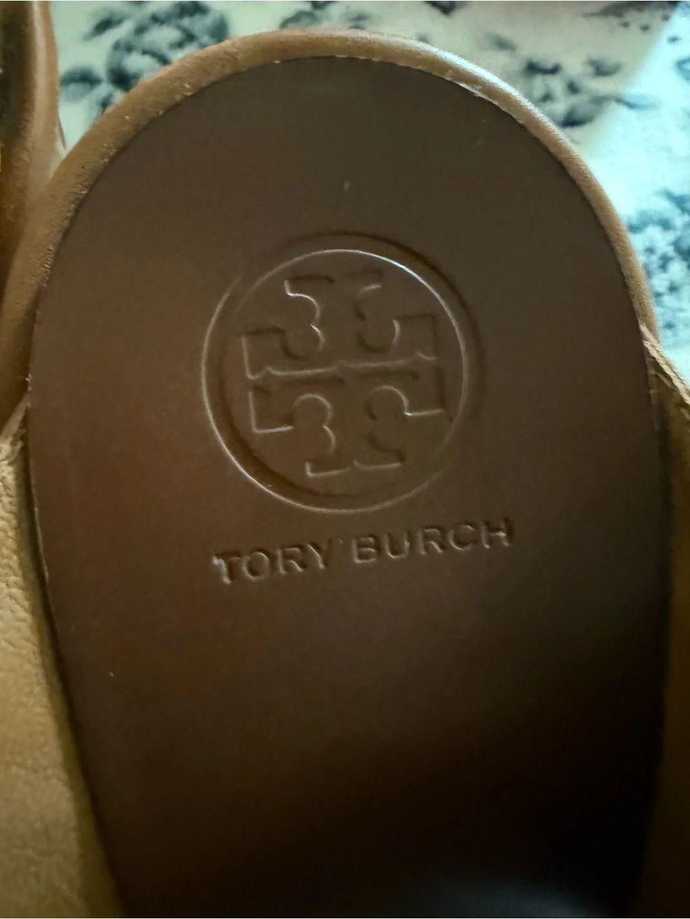 Tory Burch cognac leather